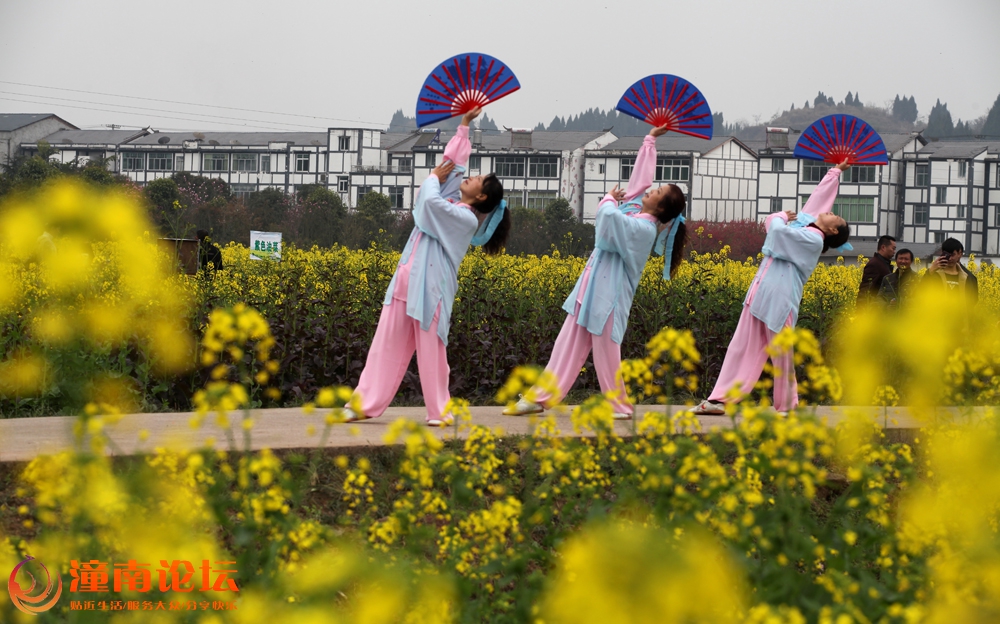 花间习武最宜人 