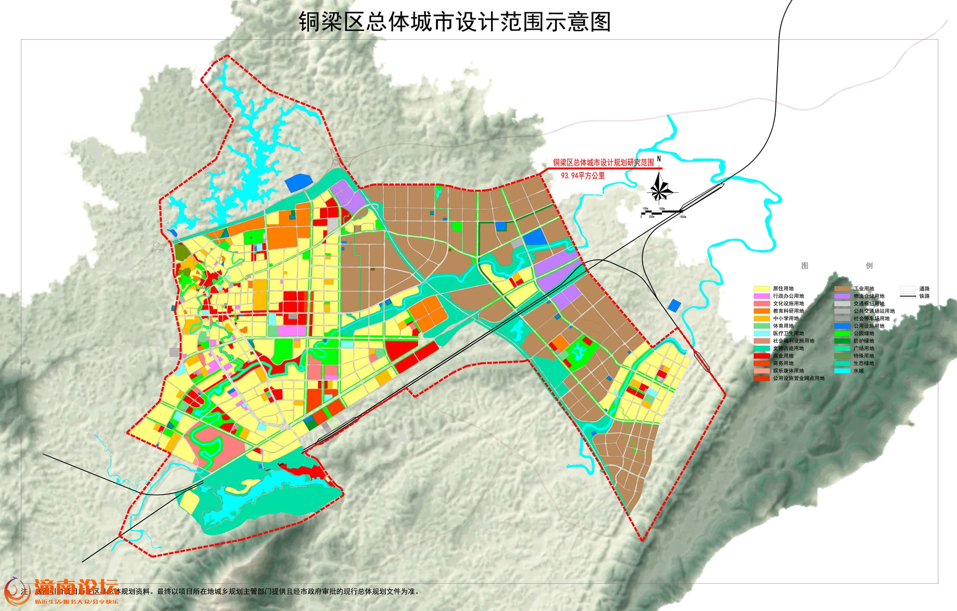 钢梁区总体城市设计范围示意图 201503251-.jpg