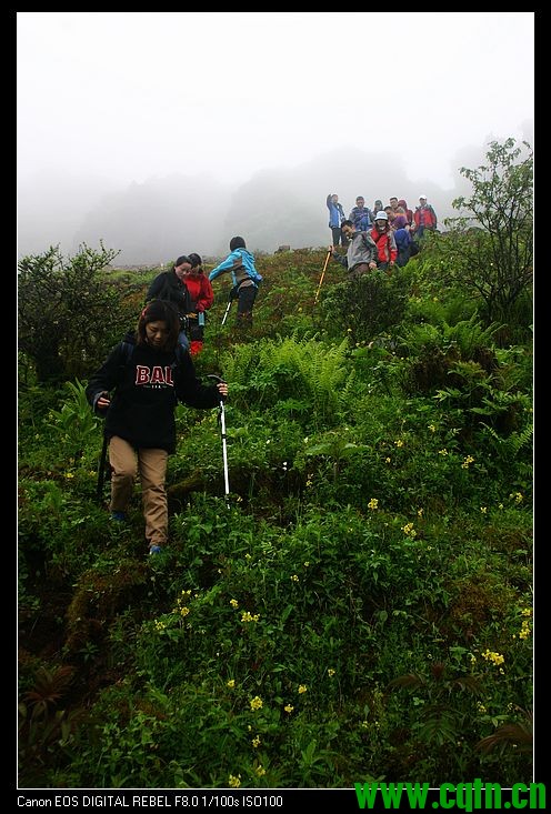 下山的路如此艰辛，但是一路的风景却让人心旷神怡