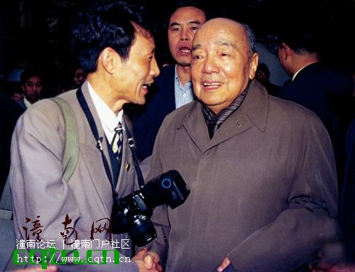 与杨尚昆主席在一起